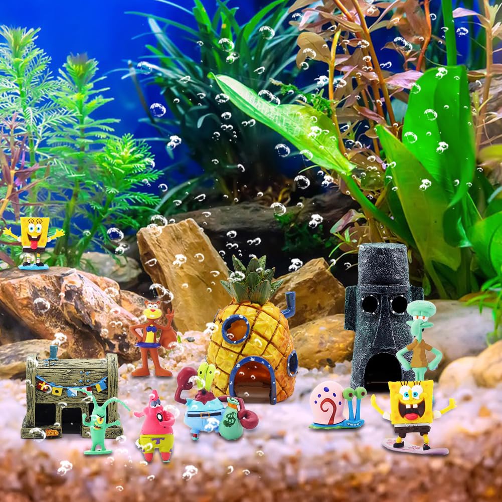 11er Pack Aquarium Decoration, Fish Tank Ornament Ornaments - Image 3