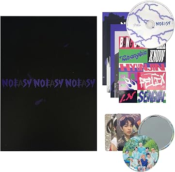 STRAY KIDS THE 2ND ALBUM - NOEASY [ Standard ver. / B Type ] Photobook + Lyrics Book + CD-R + Sticker + Unit Folded Poster + Photocards + Double Sided Photocard