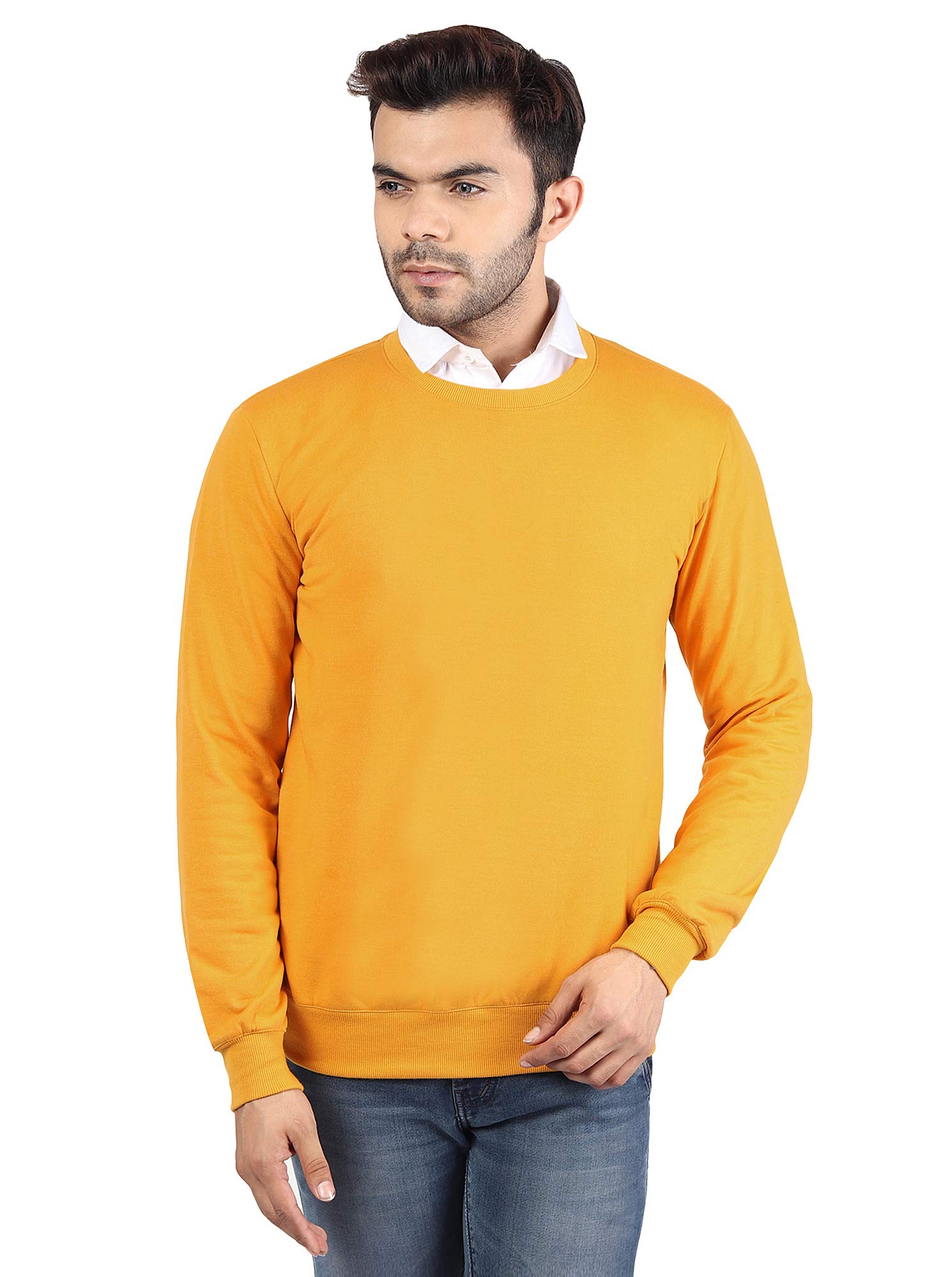 river hill Men's Fleece Round Neck Sweater-picture-12