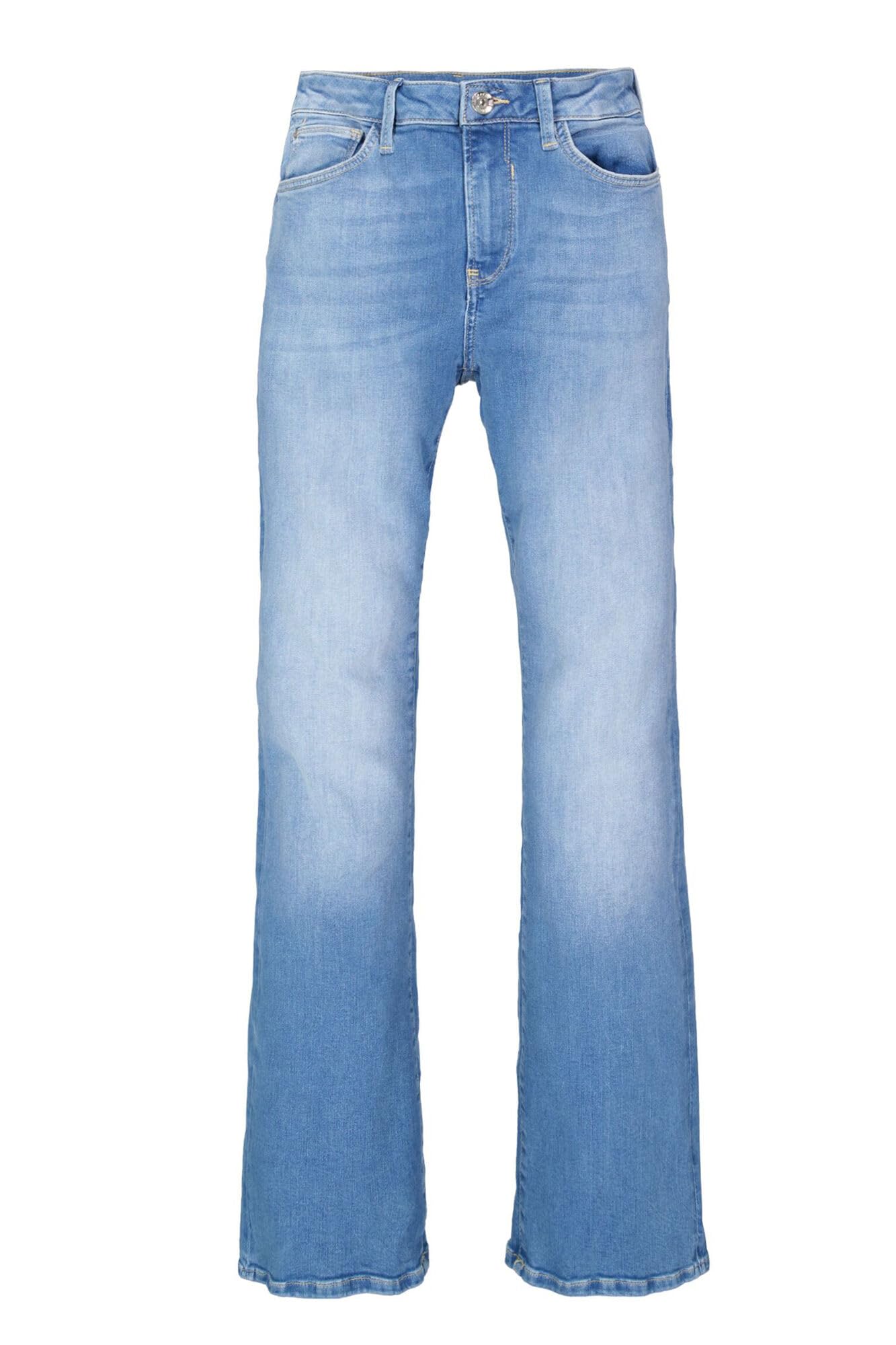 Garcia Women's Bleu Superslim Flare Jeans For Celia