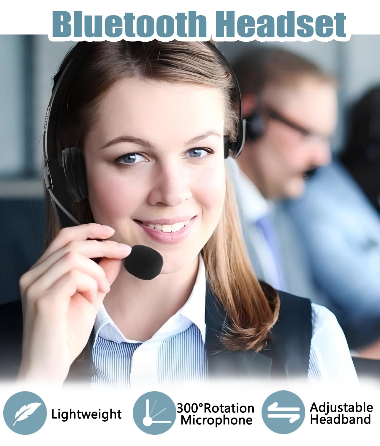 Pantech OEM Mono Headset Hands-Free Earphone Earpiece Original Single Earbud Wired Headphone with Microphone for AT&T Pantech Breeze 2 P2000 (II)