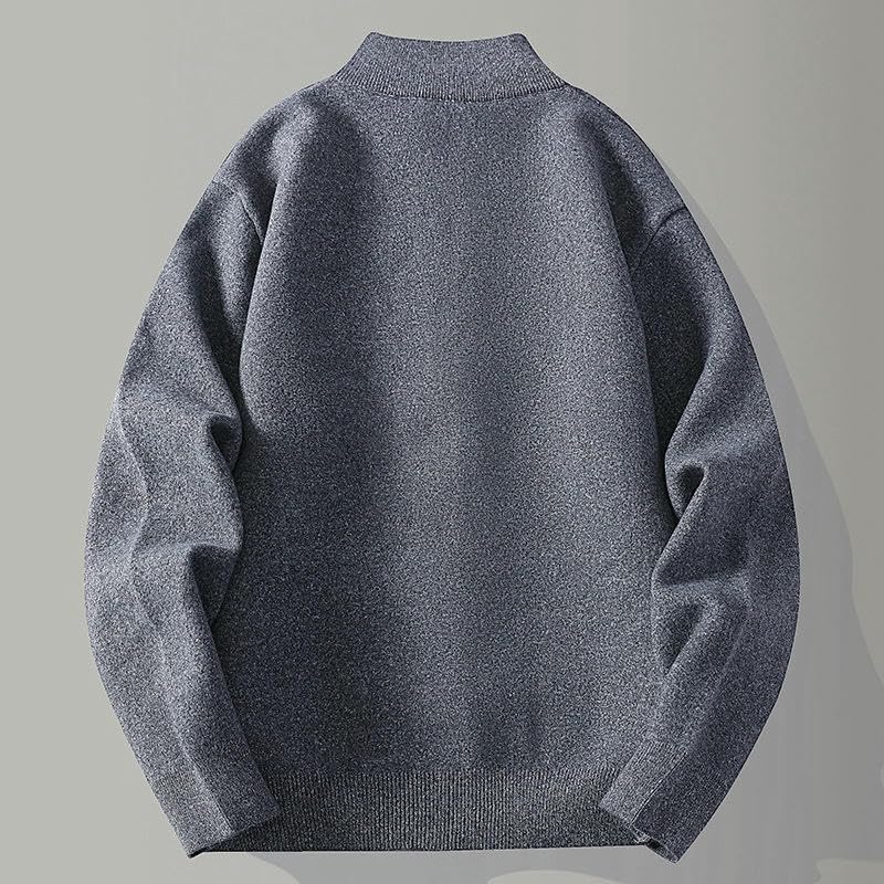 Pull en tricot tendance homme confortable en maille douce de mi-saison - 4