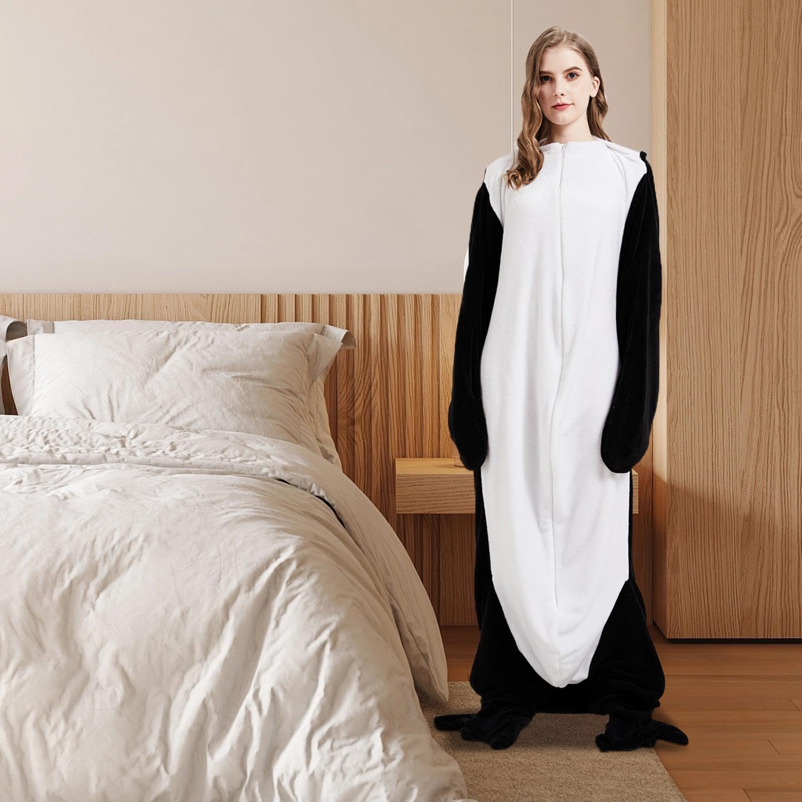 Generico Pigiama Intero Donna Adulta Morbido Costume Tuta Corpo Animale | Indossabile Per Adulti E Bambini Comodo Pigiama Novità Divertente Per Feste Di Natale E Cosplay Tuta Animale