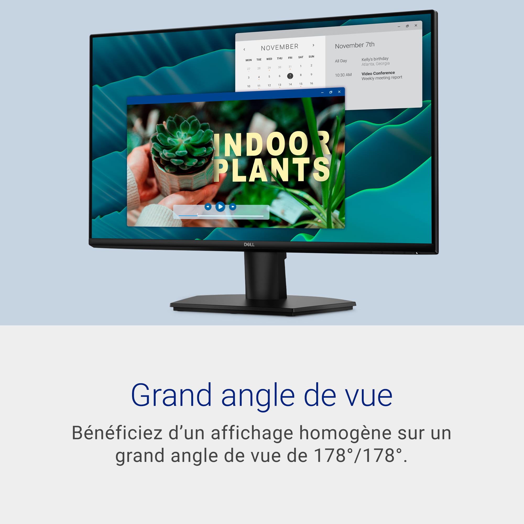 Dell 27 Moniteur SE2726H, FHD, Dalle IPS, 144Hz, Comfortview Plus