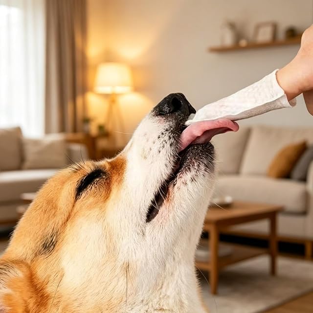 Foto 2 de 8 de Psdndeww Fundas para dedos de mascotas para orejas, cunas texturizadas con tacto suave, tela no tejida