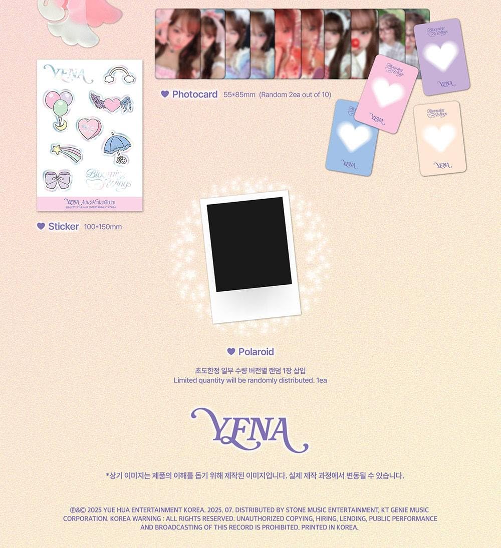 Amazon.co.jp: YENA (イェナ) - 4th Mini [ Blooming Wings ] 韓国盤