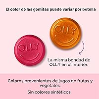 Vista 2 de OLLY Undeniable Beauty - Gomitas de belleza para el cabello, piel, uñas; con biotina, vitamina C, queratina; suplemento masticable, sabor pomelo