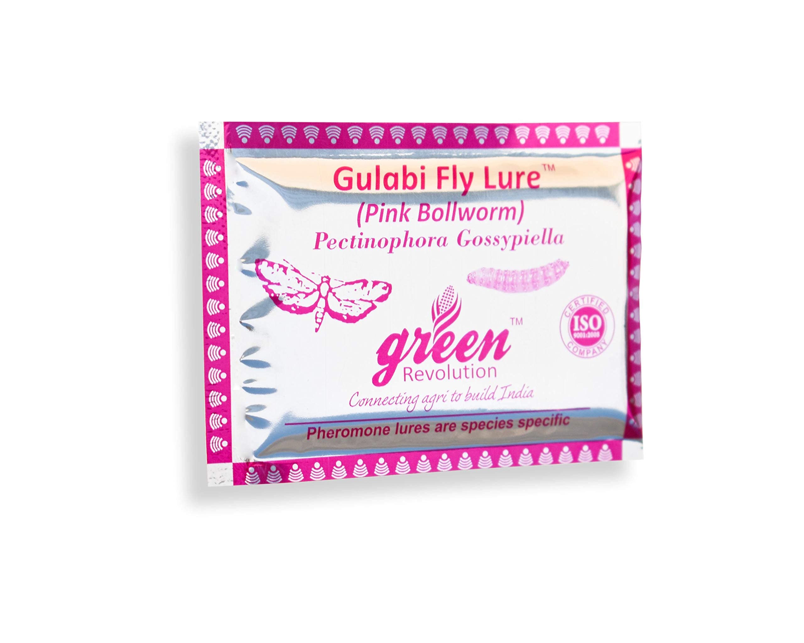 Gulabi Fly Pink Bollworm pheromone Lure (Pectinophora gossypiella pheromone Lure) for Cotton Pack of 10-image-28
