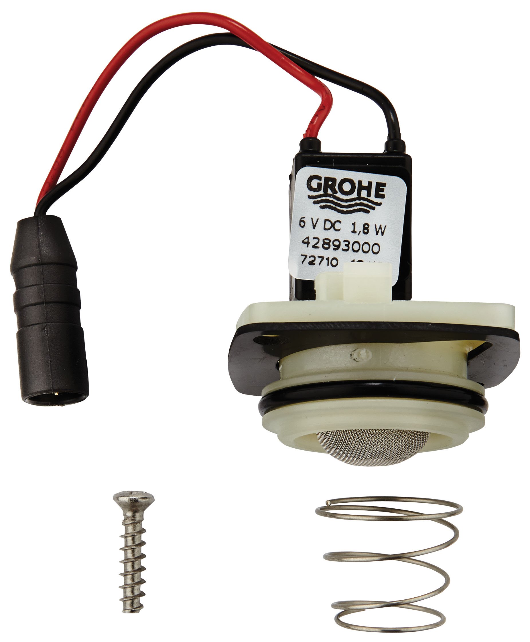 GROHE Magnetventil (inkl. Schmutzfangsieb, für Tectron Urinal-Infrarot-Electronik Aufputz, Betriebsspannung 6 V), 42893000