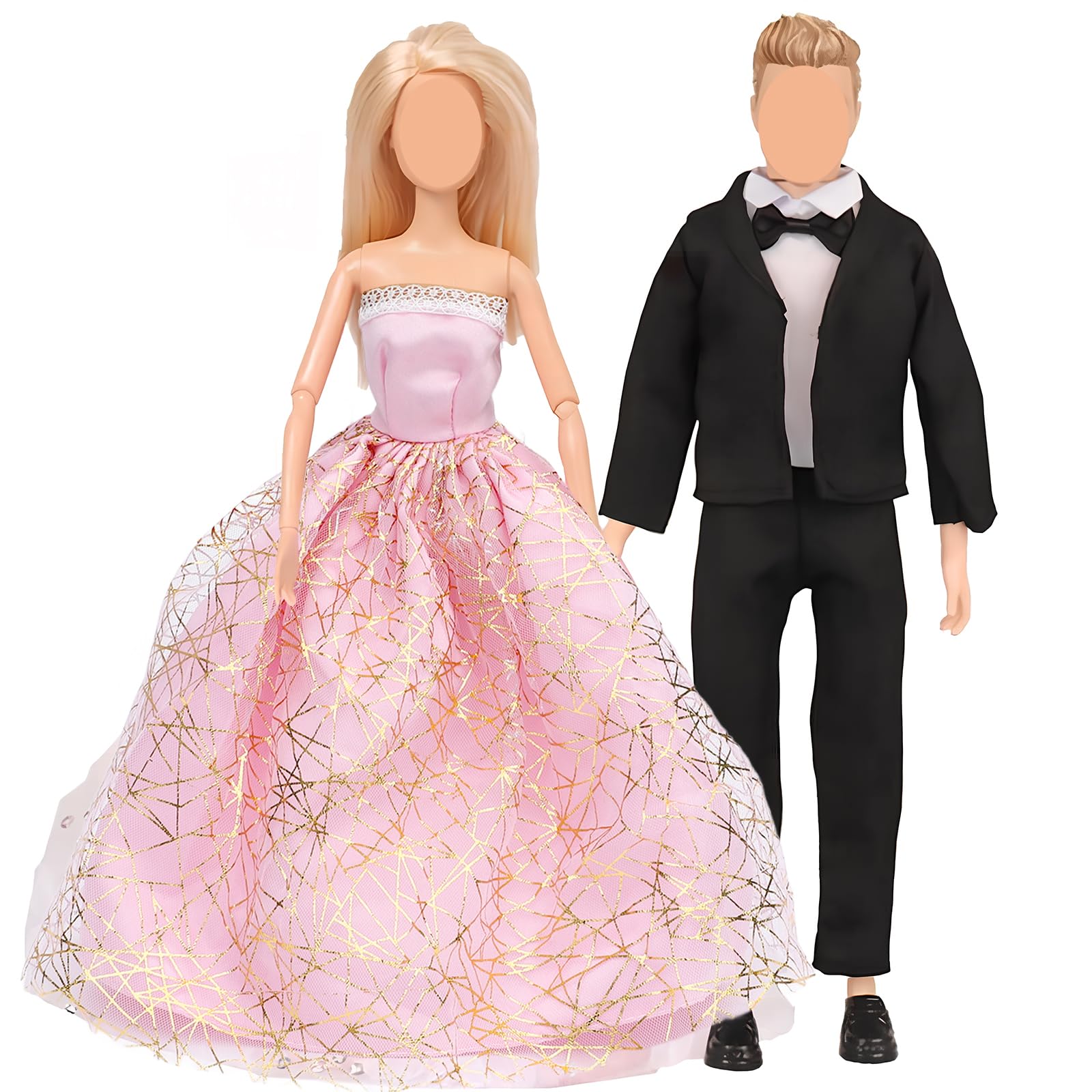 Vêtements pour poupées Barbie, autres poupées et petits accessoires dans valisette années 70