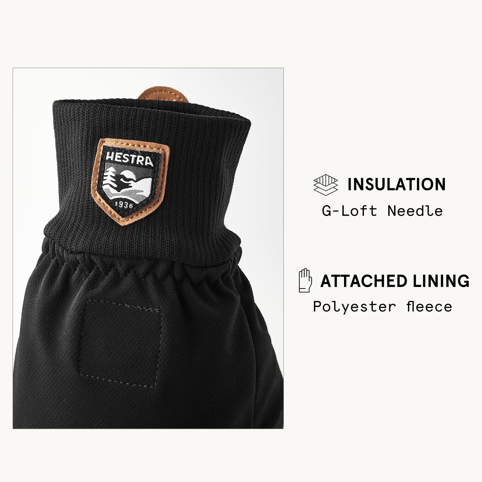 Hestra Windbreaker Überziehhandschuh, wasserdicht, winddicht und isoliert, mit Kapuze für extreme Kälte und Wintersport