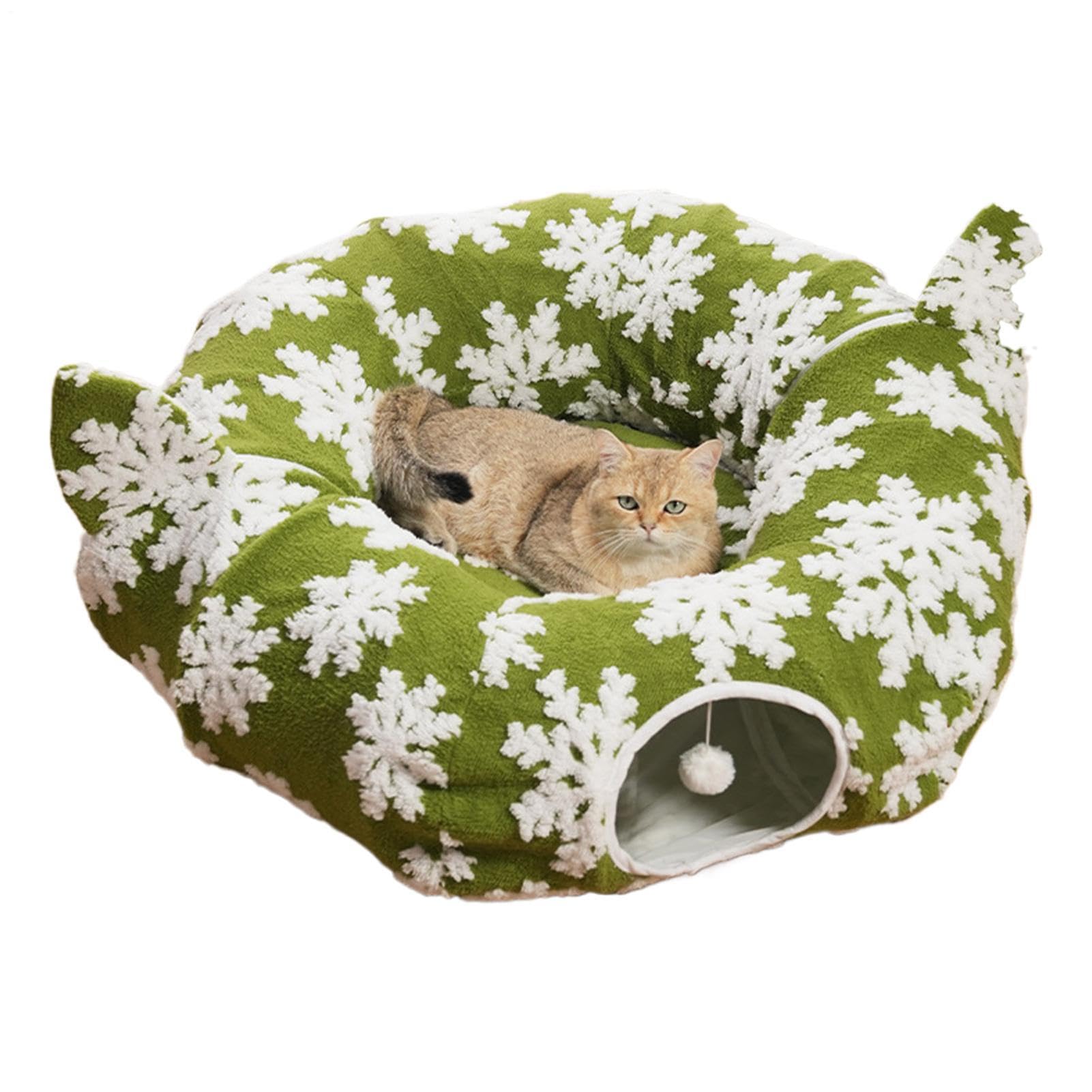 Tunelowe Legowisko Składana, Nadająca Się Do Prania, Dekoracyjna Spódnica | tunel donut dla Sklepu Zoologicznego Balkonu Salonu Do Użytku Domowego ąt Szczeniąt Psów