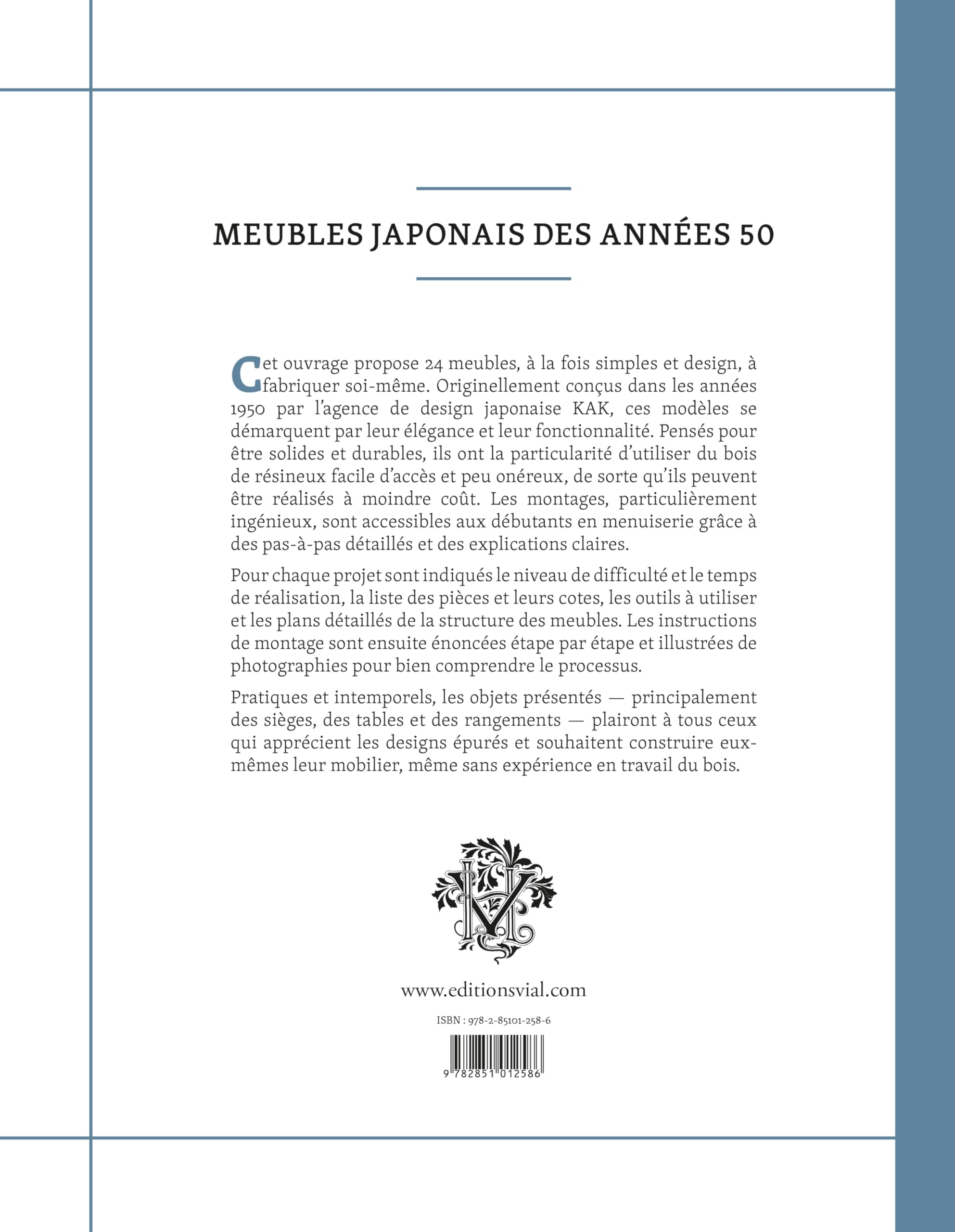Meubles japonais des années 50: 24 projets faciles et design