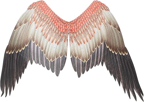 NUOBESTY Ala en ángulo 3D para disfraz de pájaro de águila grande, alas de ángel para adultos, disfraz de ala de ángel para fiesta de Halloween,