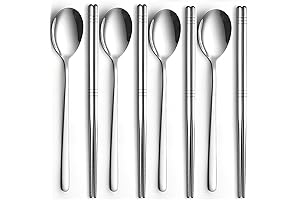 4-Pair Chopstick Spoon Set