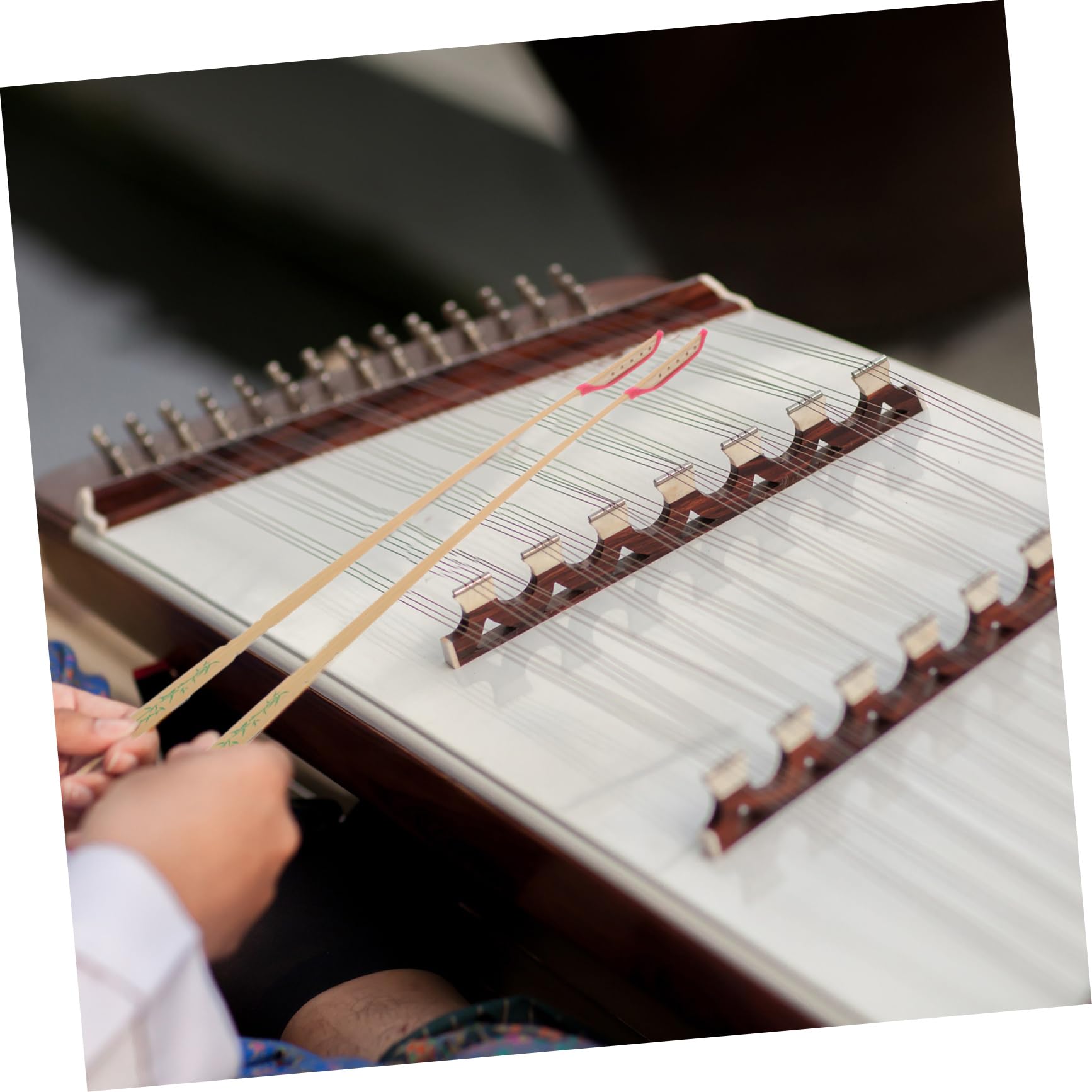 HEMOTON Set 2 Pezzi Martelli per Dulcimer in Legno Resistente, Accessori Professionali per Yangqin per Esibizioni e Pratica Quotidiana