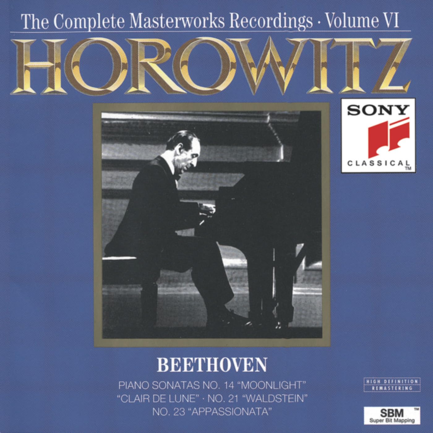 Beethoven: Piano Sonatas Nos. 14 "Moonlight", 21 "Waldstein", 57 "Appassionata" [Audio CD] Vladimir Horowitz and Beethoven, Ludwig van