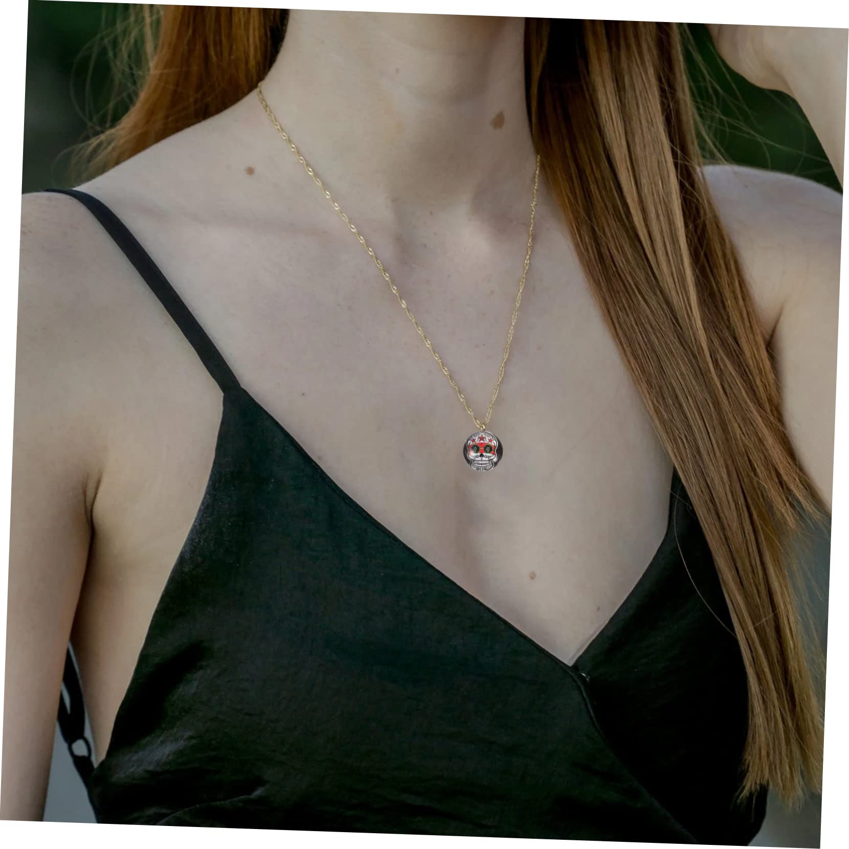Housoutil 400 Stk. Glaskuppel Schmucksteine mit Cabochons Glänzende Bastelperlen für DIY Schmuckherstellung Vielseitige Accessoires für Halsketten Ohrringe Ringe