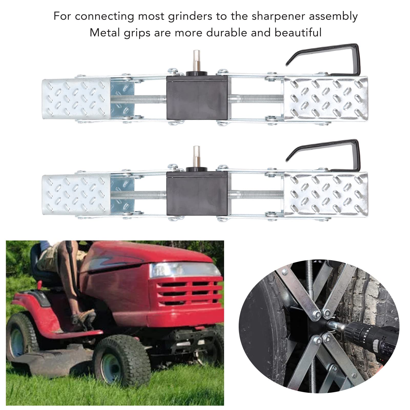 Kit di Strumenti per Affilare Rapidamente le Lame del Tosaerba in Acciaio Inossidabile Efficiente per L'agricoltura, Materiale Durevole per L'agricoltura e L'allevamento
