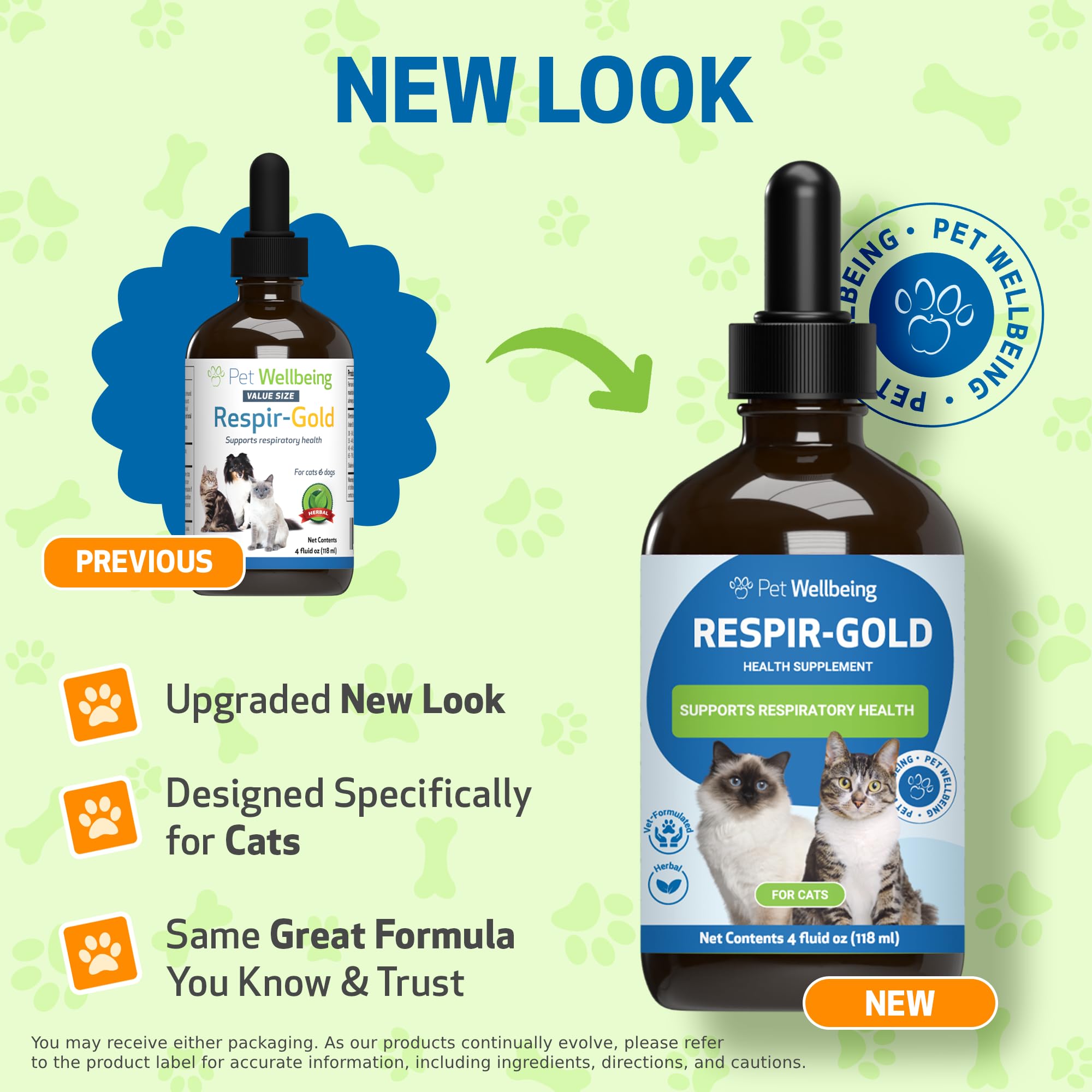 Pet Wellbeing Respir-Gold for Cats - Allergic Airway & Breathing, 4 oz — Amazon image 2