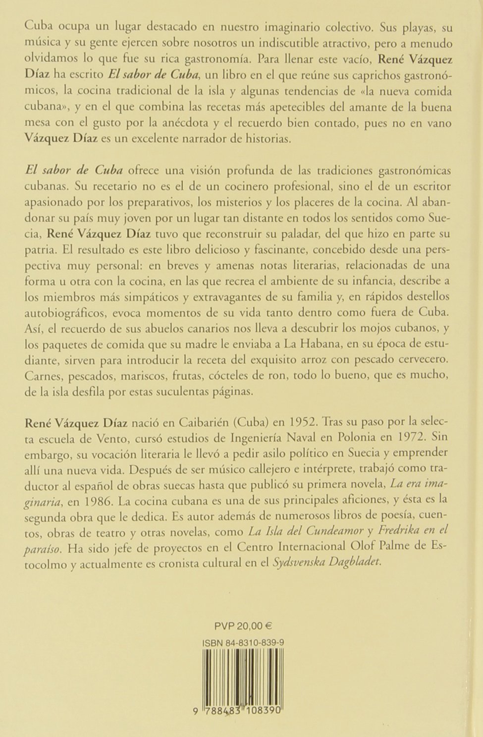 El Sabor De Cuba/the Taste of Cuba: 36