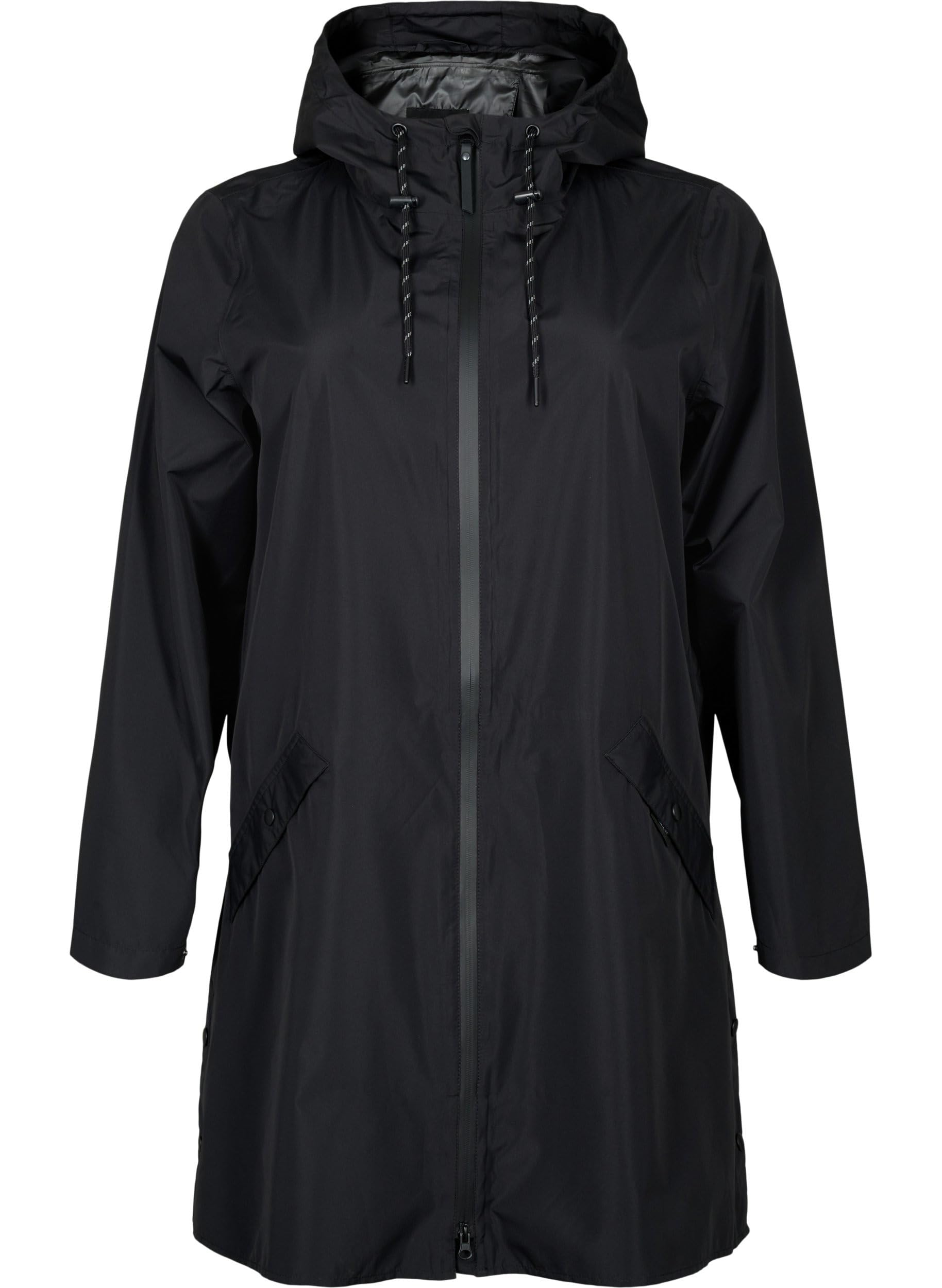 Zizzi Women's Plus Sizes Regenmantel Versiegelte Nähte Größe 42-60 - Plus Size Damenkleidung