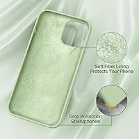 Vista 1537 de Miracase Funda diseñada para iPhone 13 Pro Max con protector de pantalla, [forro de microfibra suave antiarañazos], funda protectora de silicona