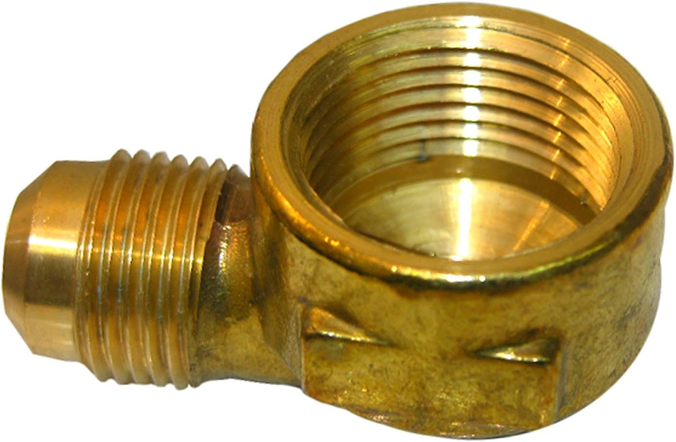 LASCO 17-5049 1/2-Inch Flare by 1/2-Inch Female Pipe Thread Brass 90-Degree Ell/Elbow