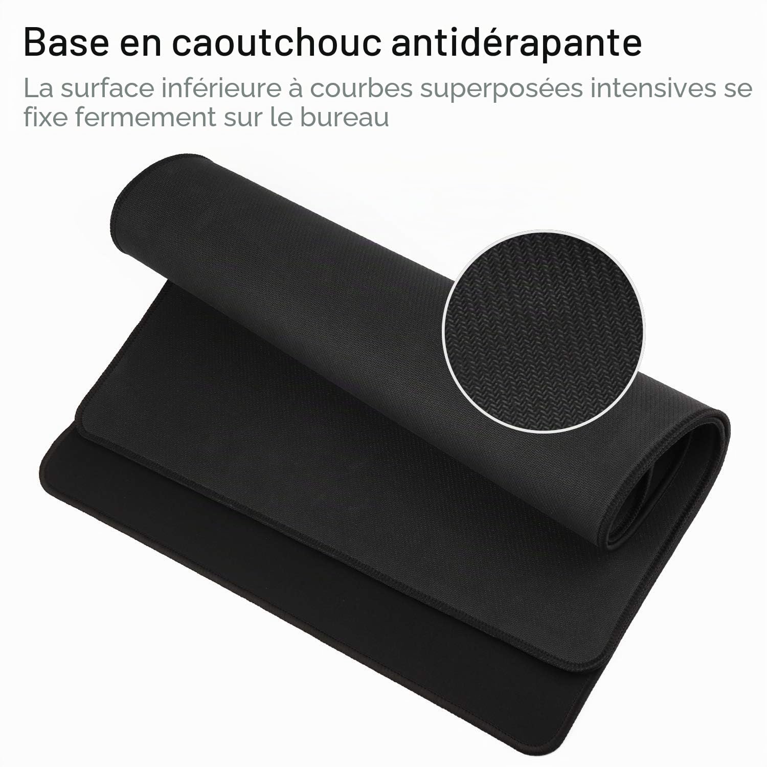 Tapis de Souris Gaming 600x300 mm Grand avec Base en Caoutchouc Anti-Glissant