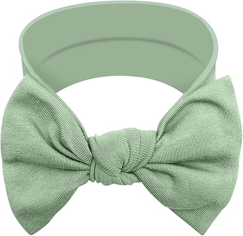 Miniatura 20 de Diademas para Bebés Niñas-Infantil, Niñas Pequeñas Bandas para el Cabello de Algodón Hechas a Mano con Lazos Accesorios para el Cabello de Niños