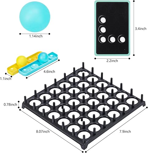Miniatura 3 de Pelota de rebote para fiesta, mesa de salto, juguetes divertidos para saltar, juegos de mesa para fiestas familiares, juegos de mesa para conectar,