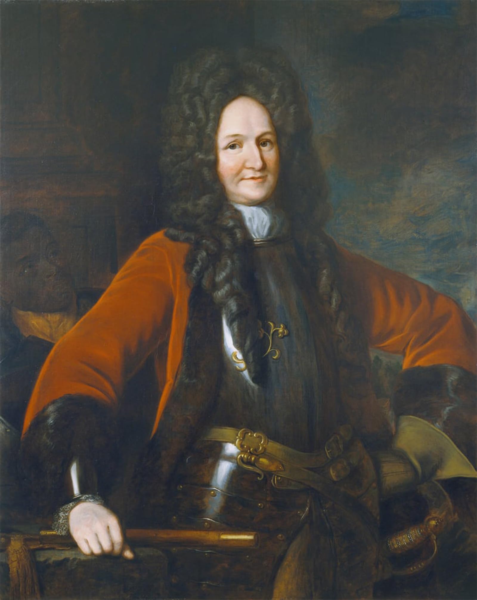 POSTERIIk Vintage Classic Picture Landscape Artwork General Hugh Mackay by Godfrey Kneller Portrait Canvas Painting for Office Home Decor 60x90cm