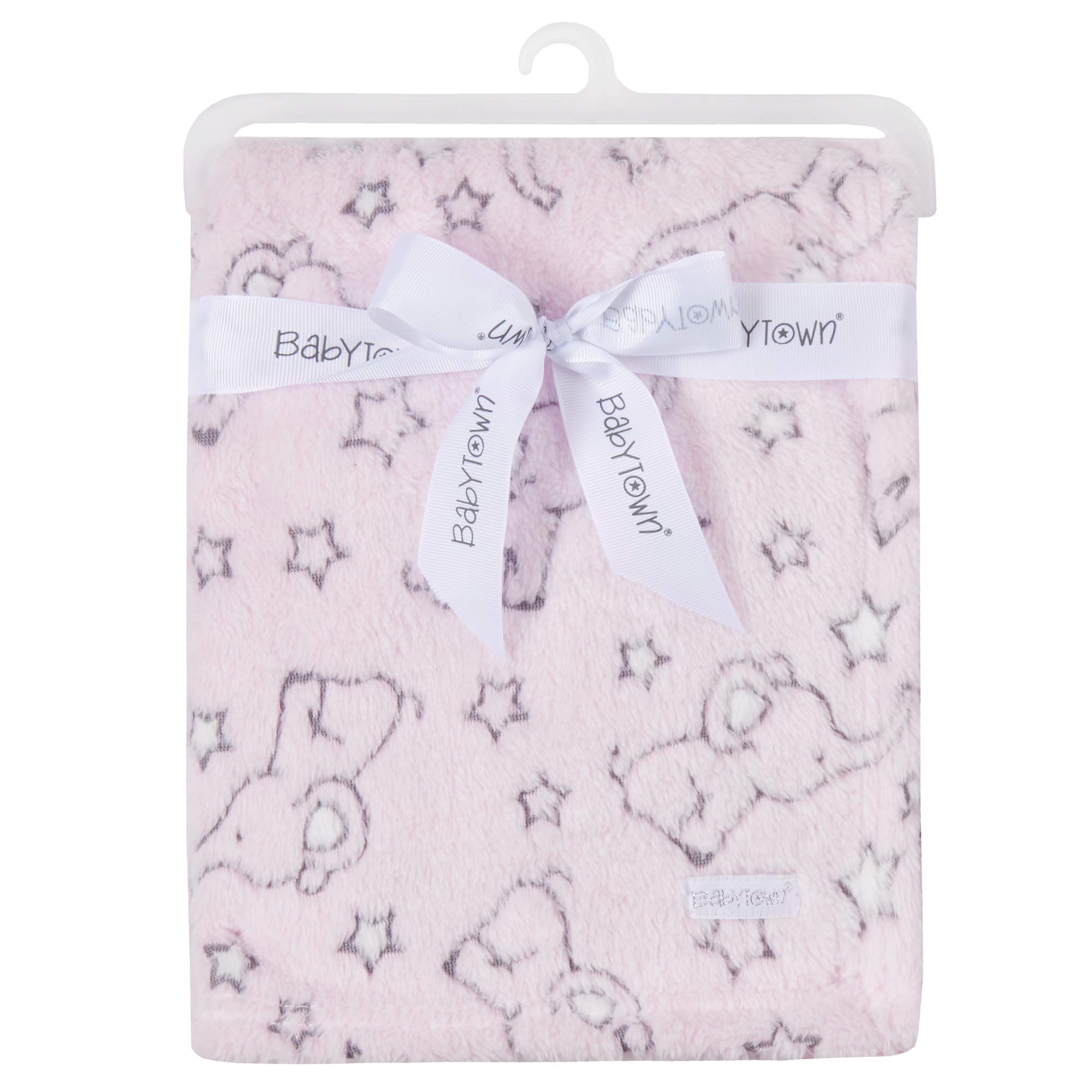 Elephant Design Comforter Babies Soother Blanket (Blanket - Pink)
