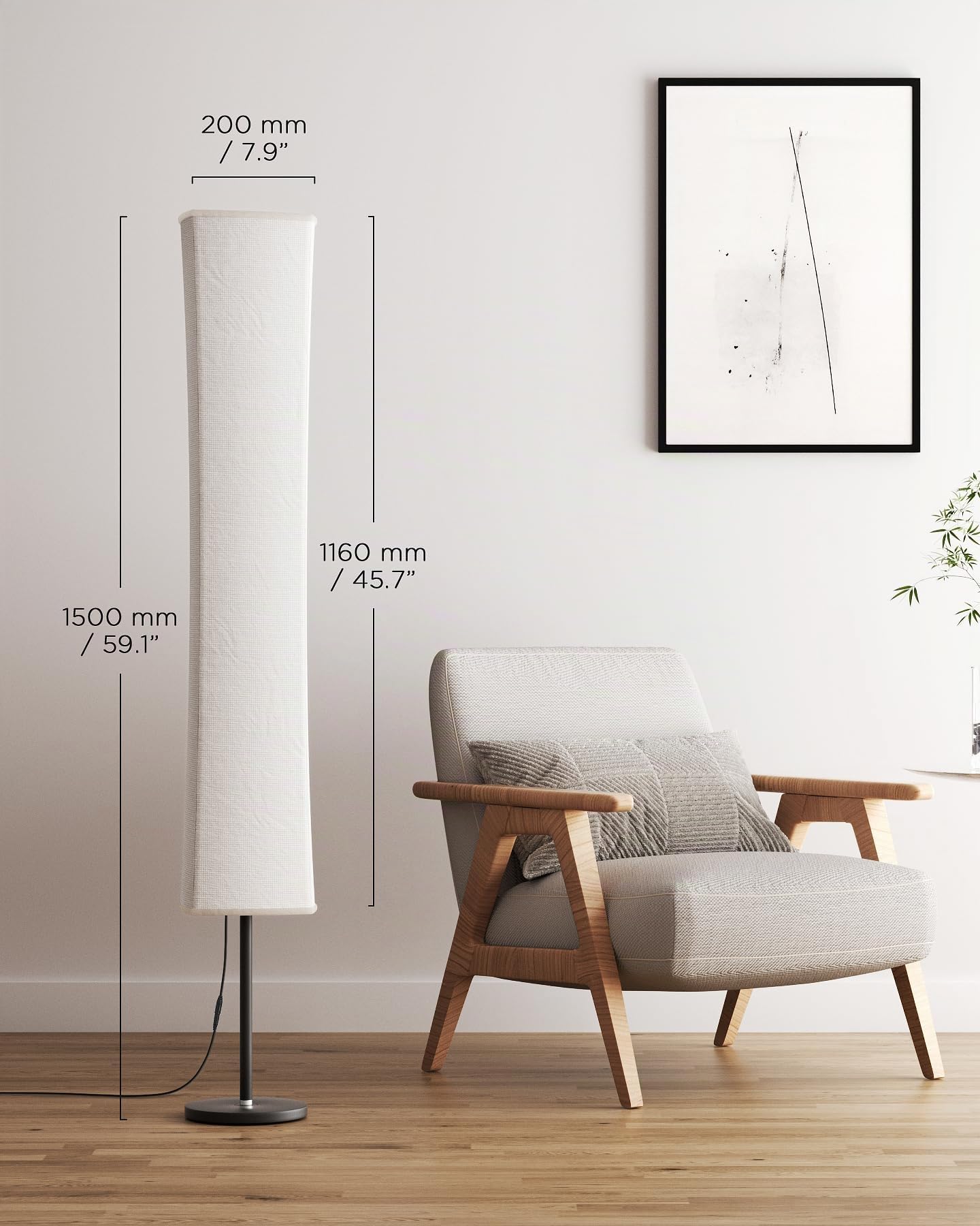 tomons LED Lámpara de pie Regulable, RGB Lámpara LED con Temporizador , Lámpara de Pie Inteligente Regulable con Remote Control y Sincronización musical, Lámpara de Pie Moderna para Dormitorio