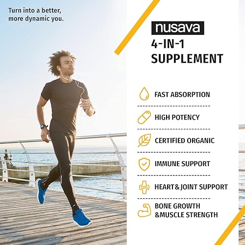 Miniatura 2 de NUSAVA Paquete de gotas líquidas D3 K2 sin sabor, sabor fresa y sabor a vainilla, potentes vitaminas líquidas para el corazón, articulaciones,