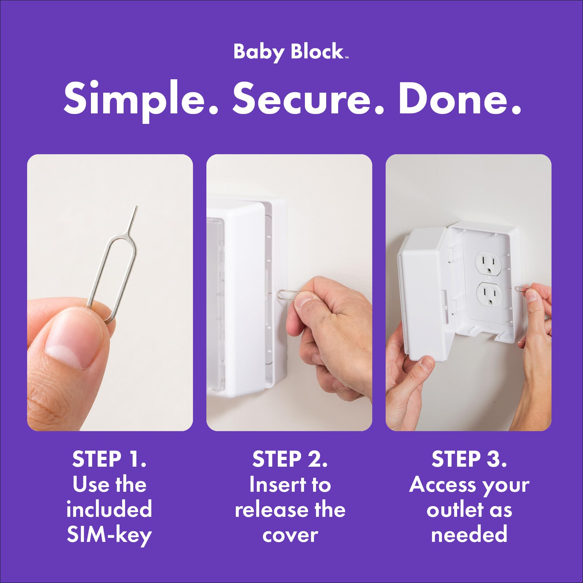 Nouveau couvercle de prise de courant et de clé | Couvercles de prise pour prises électriques | Protecteurs de prise murale | Couvercles de prise | Serrures de sécurité bébé et sécurité enfant