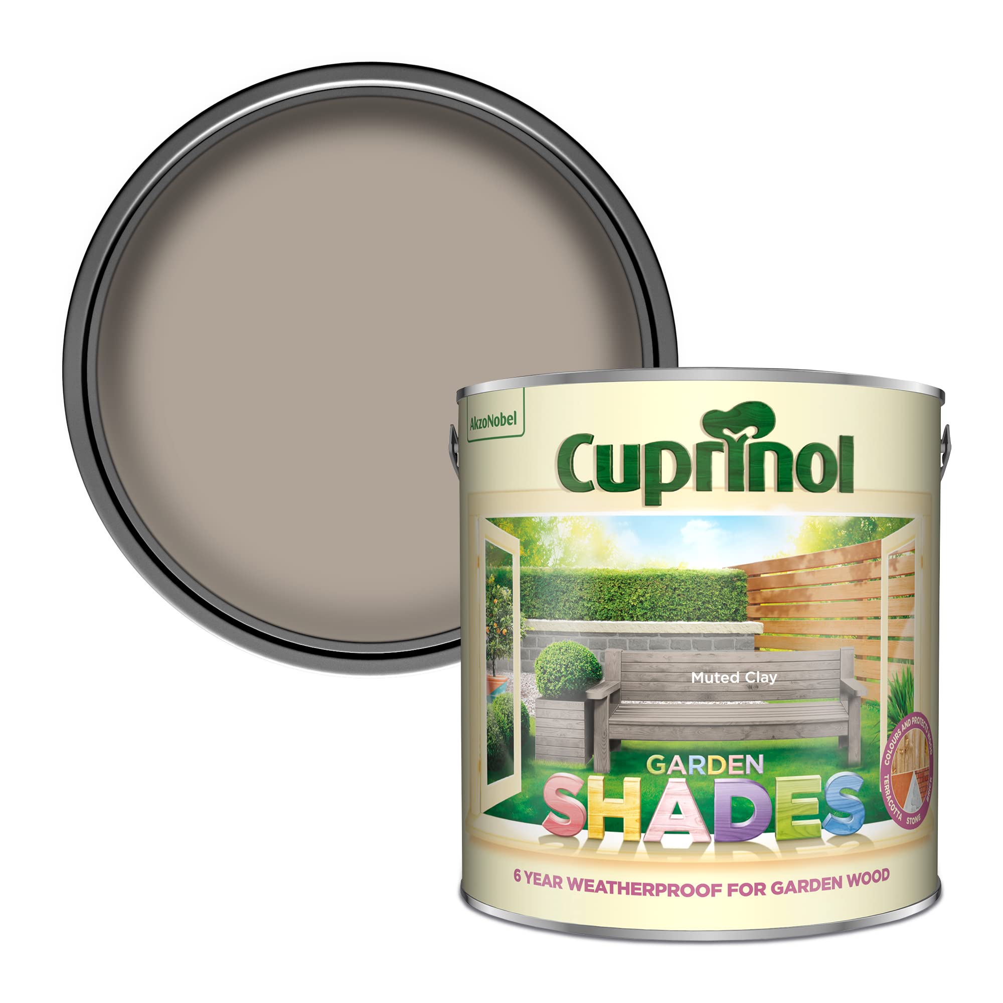 Cuprinol Garden Shades Muted Clay 2.5 litre CUPGSMC25L
