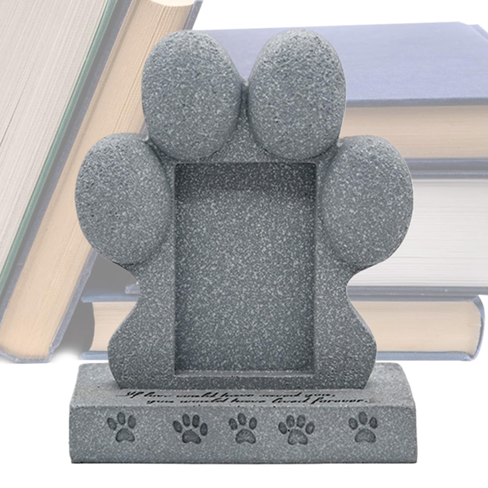 Piedra de jardín para Perros al Aire Libre con Diseño Duradero y Emotivo