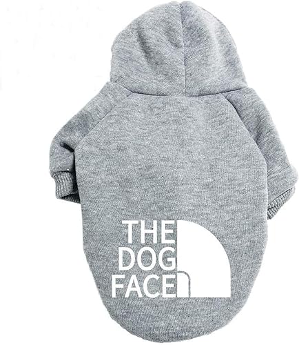 Miniatura 4 de The Dog Face Suéter cálido para perro, ropa para perro de colores sólidos, ropa para perro con capucha, adecuado para perros pequeños a XL,