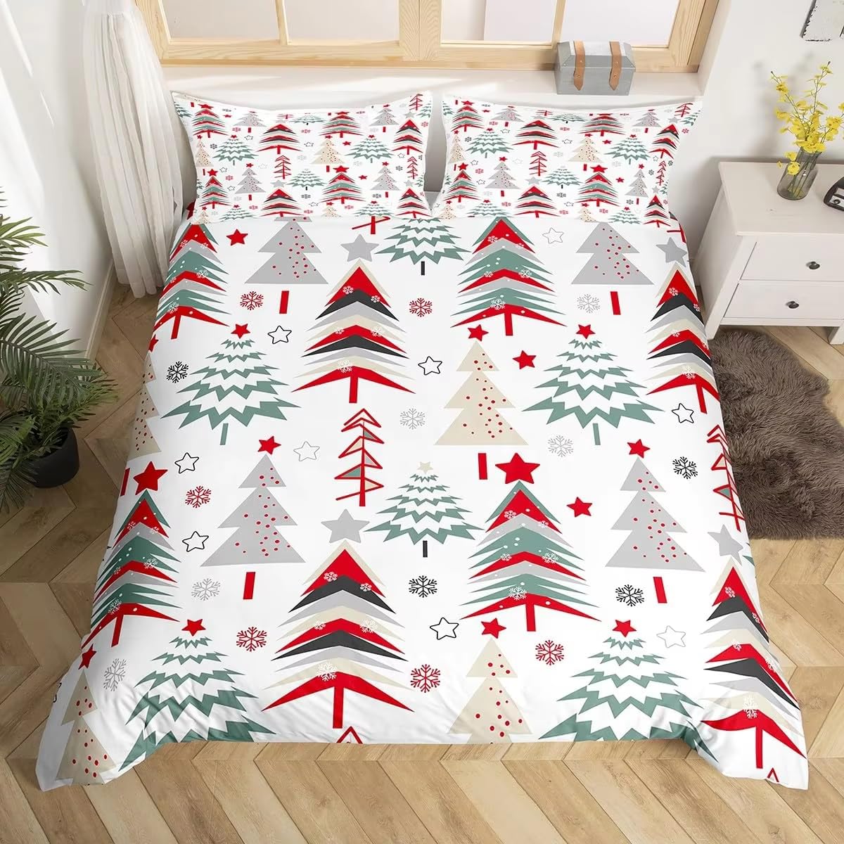 Housse de couette Joyeux Noël 260x240 pour embellir la chambre d'enfant
