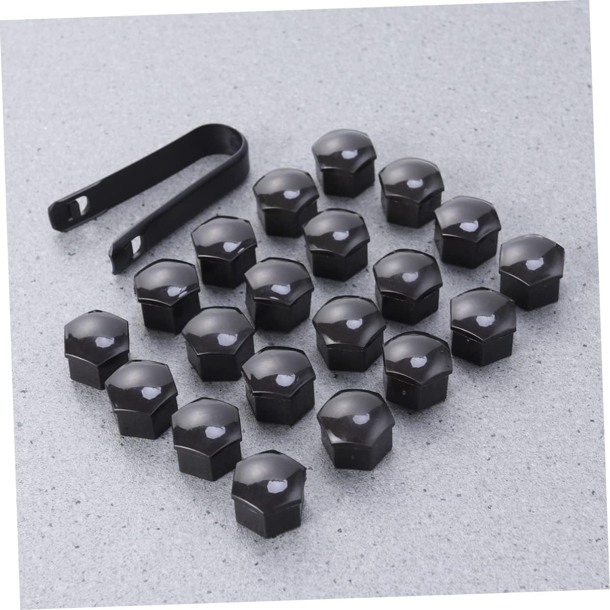 Gatuida 2pcs Lug Nut Covers with Clips Bolt Caps for Car Wheel Easy Installation Clip