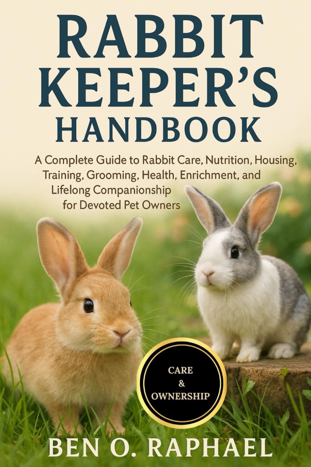 RABBIT KEEPER'S HANDBOOK: A Complete Guide to Rabbit Care, Nutrition, Housing, Training, Grooming, Health, Enrichment, and Lifelong Companionship for Devoted Pet Owners