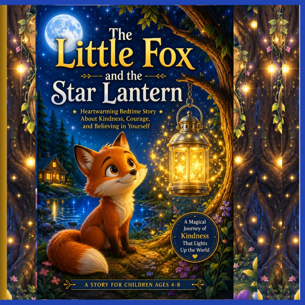 The Little Fox and the Star Lantern: A Heartwarming Bedtime Story About Kindness, Courage, and Inner Light