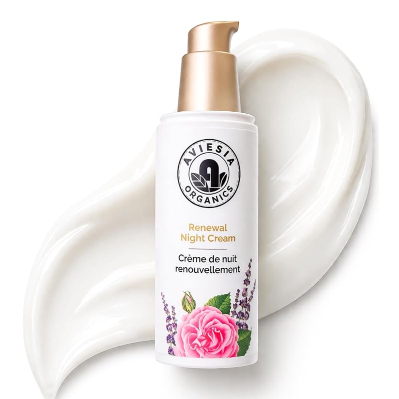 Aviesia Organics Creme Noturno para o Rosto, 60 mL