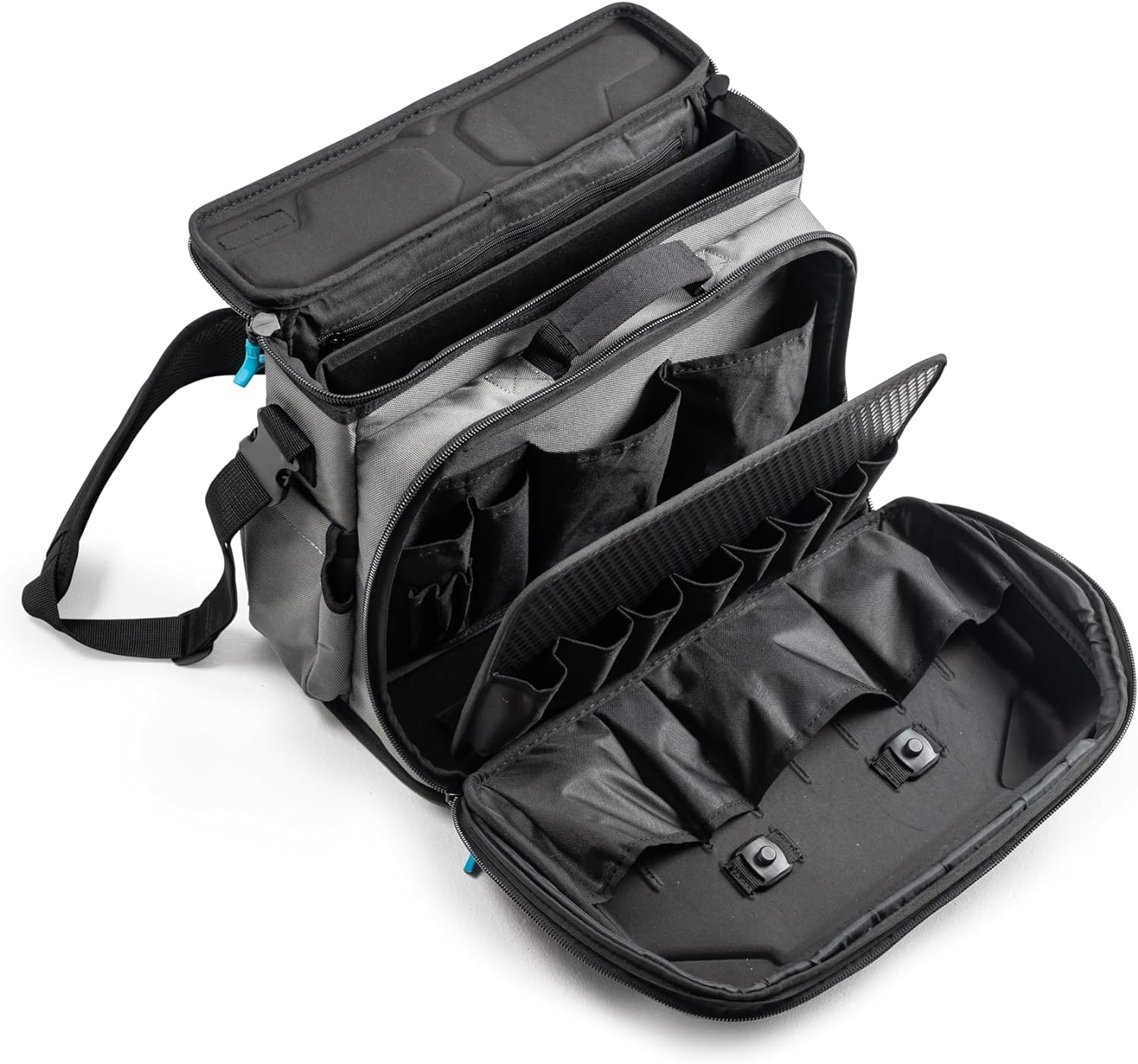 B&W Werkzeugtasche tool.bag TEX.223 (textile Werkzeugtasche / Gürteltasche, Polyester strapazierbar, inkl. Schultergurt, Volumen 22,3 l, Innenmaße 415x110x255 mm) ohne Werkzeug, 116.70