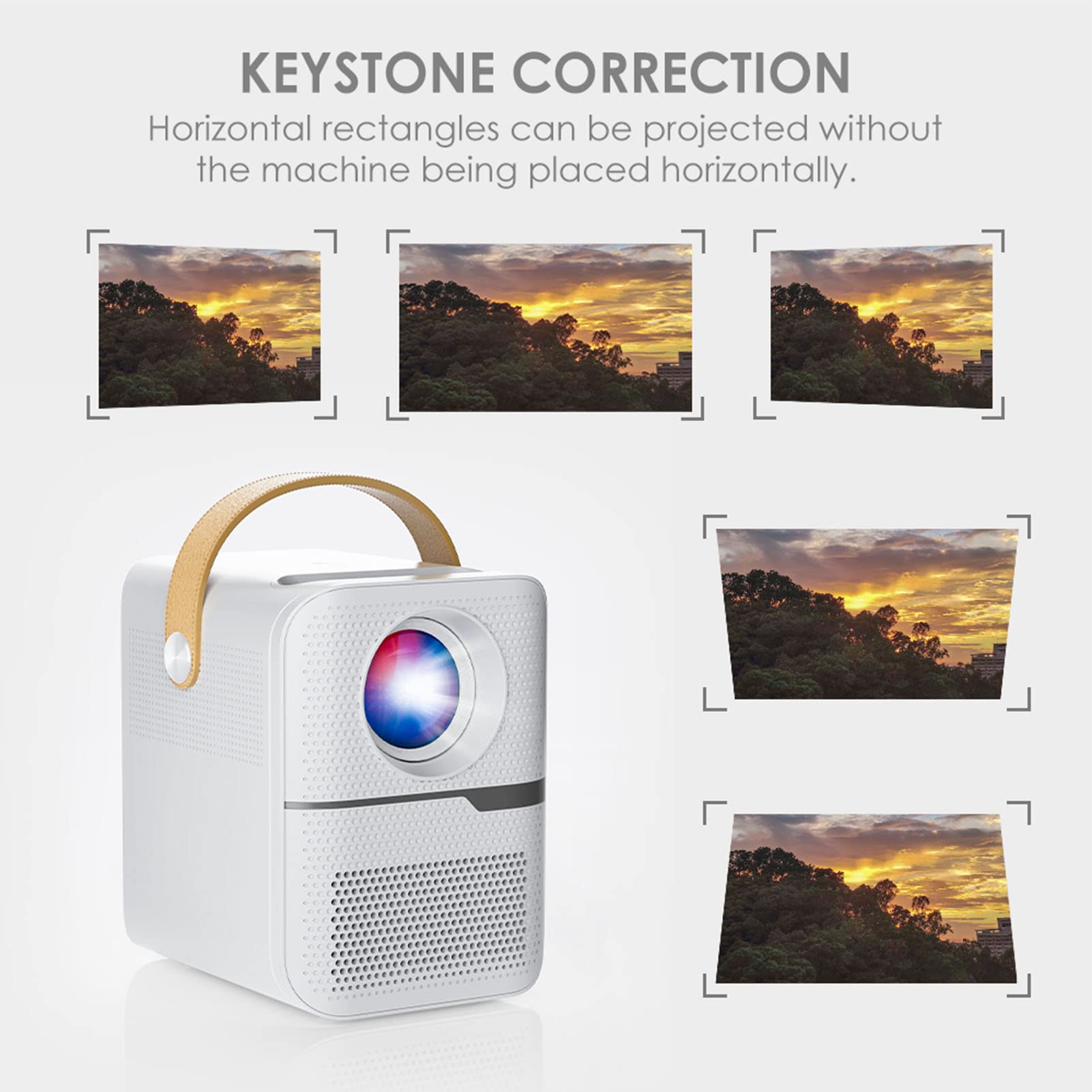 Proiettore COMAOGO 9500 Lumen, 1080p, WiFi 5G E Bluetooth 5.1, Da 45 A 220 Pollici, Per Film E Giochi - 4