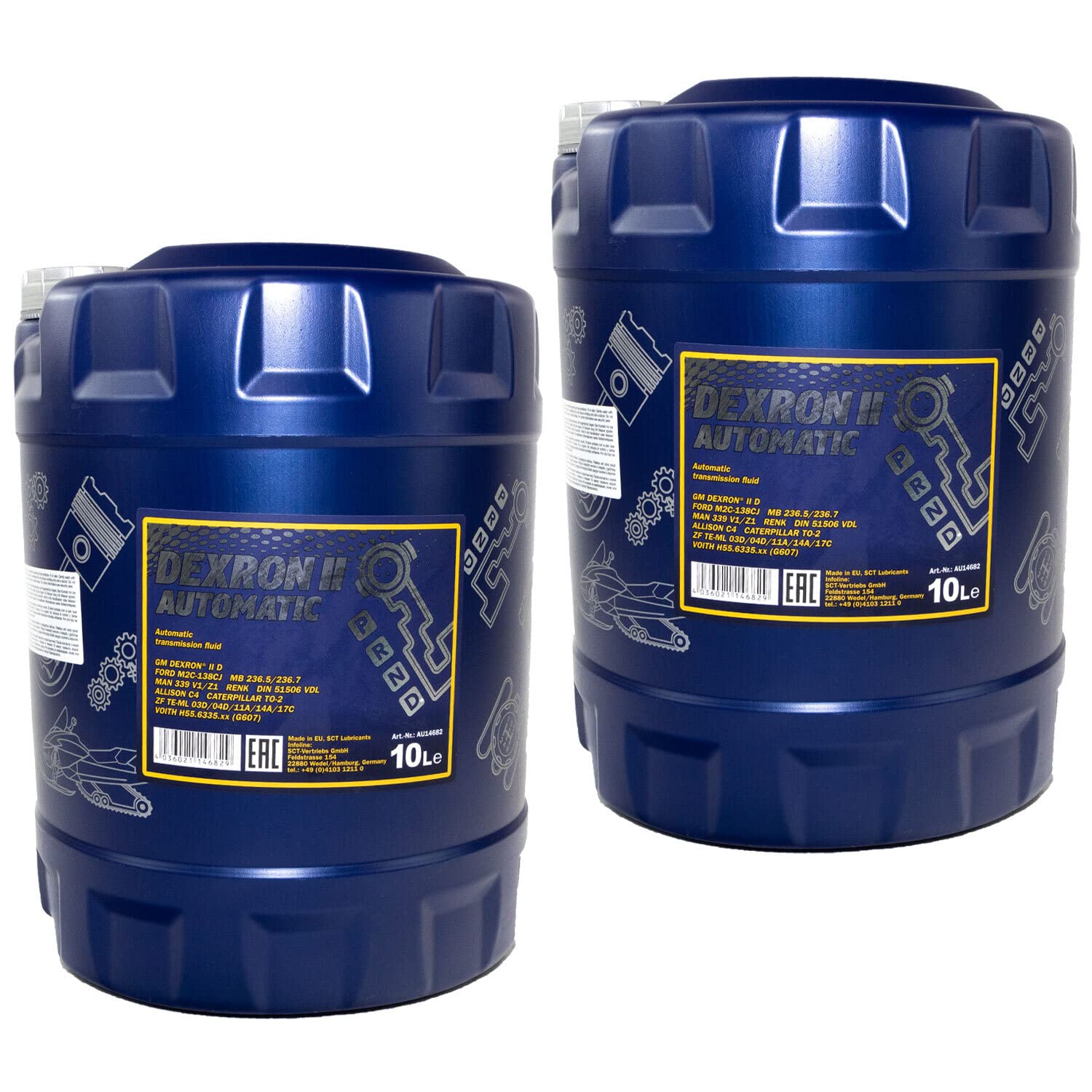 Getriebeöl Getriebe Öl MANNOL Dexron II Automatik 2 X 10 Liter