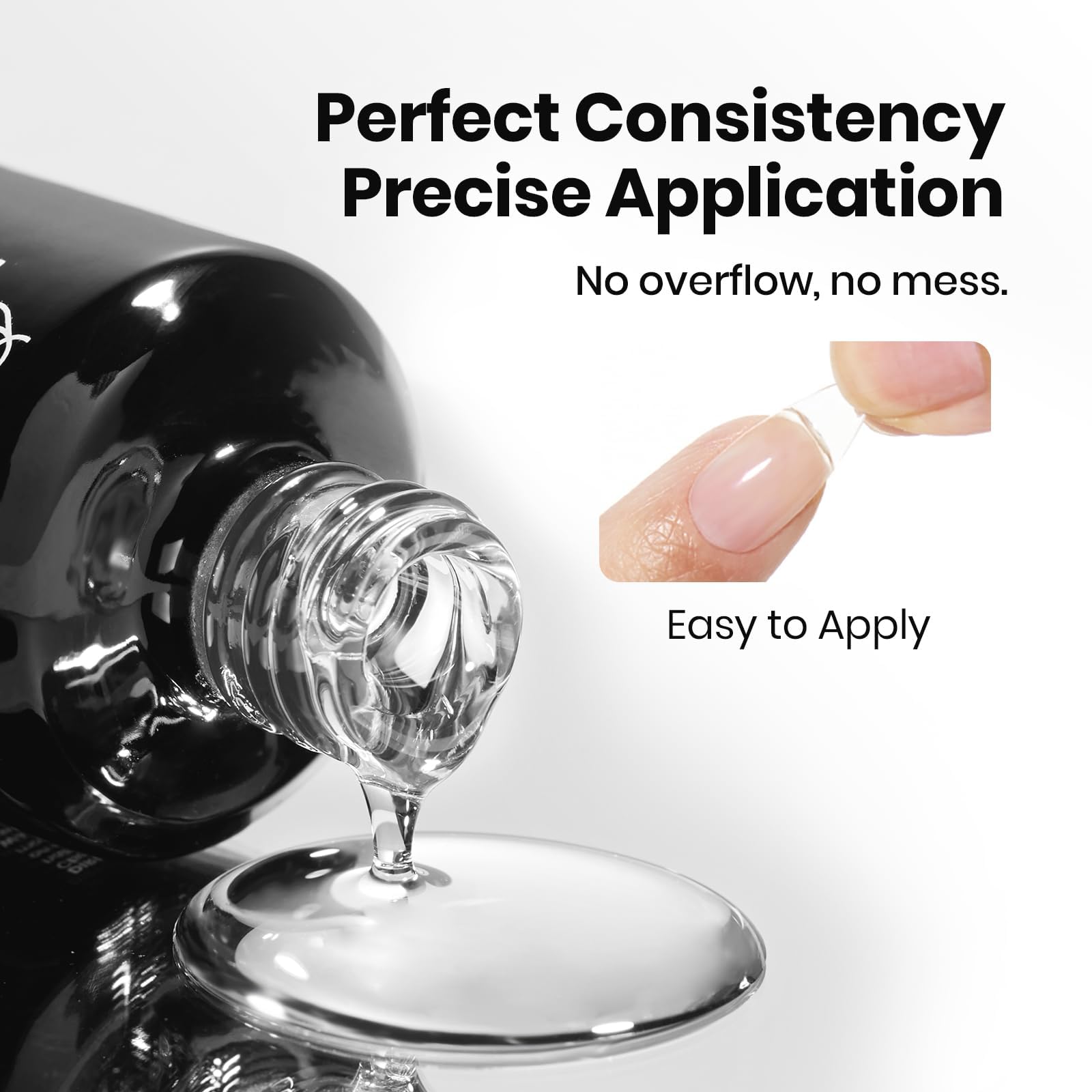 Beetles Gel Nail Extension Kit Almond Shape, Easy 9 in 1 Glue Uv Led Set Etch X Nail Tips Short Almond Half Matte Tips, Gift for Women & Girls, 504 pcs