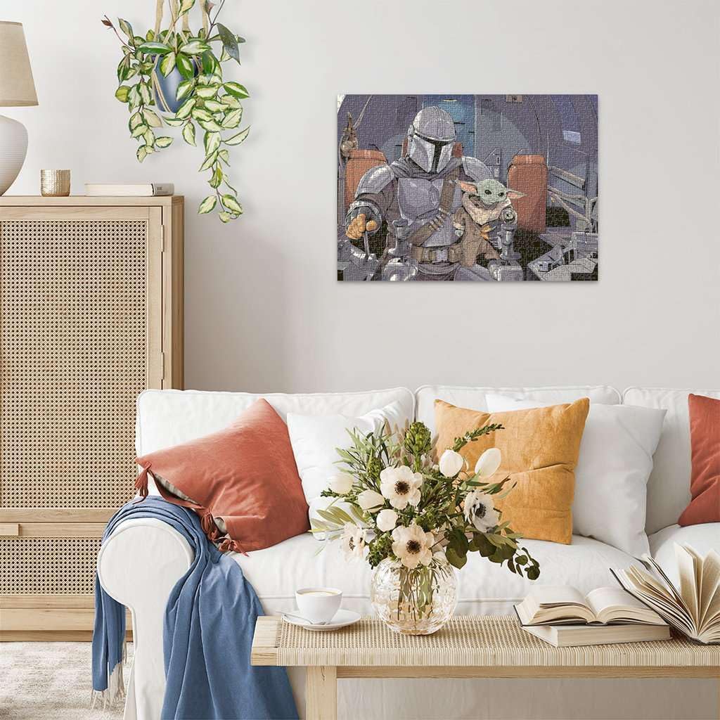 Ravensburger Star Wars: The Mandalorian 1000 Piece Jigsaw Puzzle | Unique Piece Design | Softclick Technology | Ideal Gift for Puzzle Enthusiasts