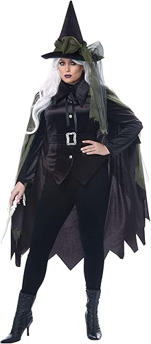 Disfraz de bruja gótica de talla grande para mujer
